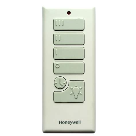 The built-in LED light is energy efficient and provides ample illumination. . Honeywell ceiling fan remote